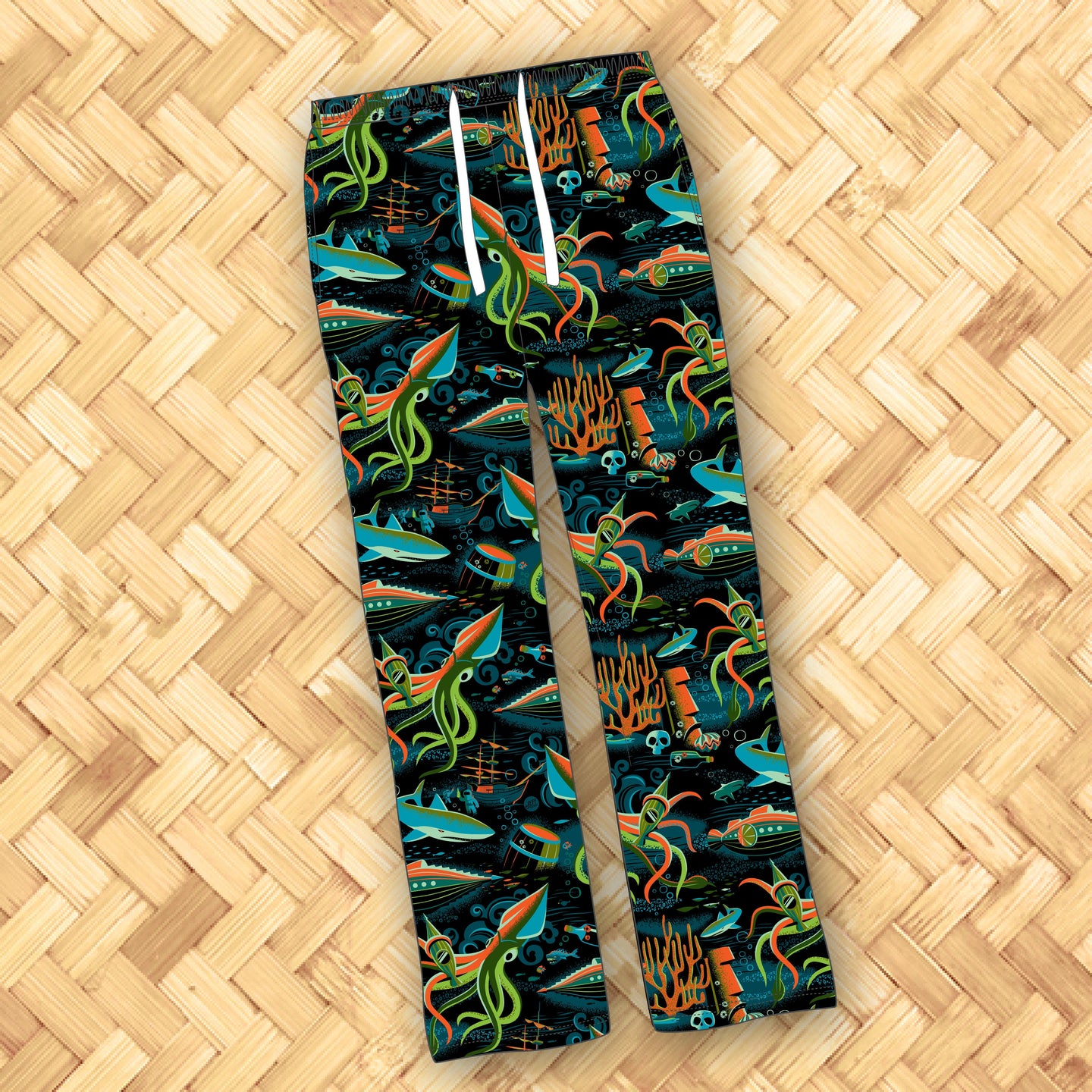 Jeff Granito's '20,000 Fears Under the Sea' Unisex Pajama Pants - Pre-Order