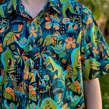 Load image into Gallery viewer, Jeff Granito's 'Island of the Lost' Modern Fit with Flex Button-Up Shirt - Unisex - Pre-Order (FREE SHIPPING in U.S.)

