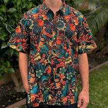 Load image into Gallery viewer, Jeff Granito&#39;s &#39;Rum Conquers All&#39; Modern Fit Button-Up Shirt - Unisex - Ready to Ship!

