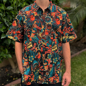 Jeff Granito's 'Rum Conquers All' Modern Fit Button-Up Shirt - Unisex - Ready to Ship!
