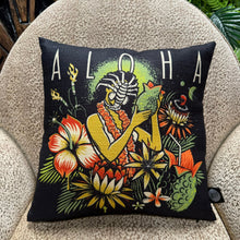 Load image into Gallery viewer, Jeff Granito's 'Doggone Tropics' Pillow Cover - Ready to Ship! (FREE SHIPPING in U.S.)
