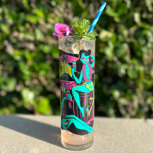 'Maneater' Zombie Cocktail Glass - Rolling Pre-Order / Ready to Ship!