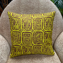 Load image into Gallery viewer, Jeff Granito's 'Tattoo Breeze Lime' Pillow Cover - Ready to Ship! (FREE SHIPPING in U.S.)
