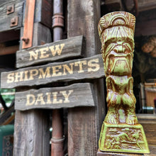 Load image into Gallery viewer, Journey to Hawaii Tiki Mug - Jungle Relic Green Limited Edition of 300, designed by Lost Tiki, Jeff Granito, Thor, and sculpted by Thor - Ready to Ship!
