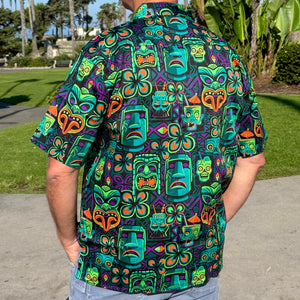 Jeff Granito's 'Mug Shots' Modern Fit with Flex Button-Up Shirt - Unisex - Ready to Ship!