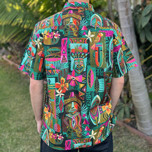 Load image into Gallery viewer, Jeff Granito's 'Lanai Enchantment' Modern Fit Button-Up Shirt - Unisex - Ready to Ship! (FREE SHIPPING in U.S.)
