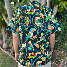 Load image into Gallery viewer, Jeff Granito's 'Birds Singing Words' Modern Fit Button-Up Shirt - Unisex - Ready to Ship! (FREE SHIPPING in U.S.)
