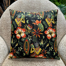Load image into Gallery viewer, Jeff Granito's 'Doggone Tropics' Pillow Cover - Ready to Ship! (FREE SHIPPING in U.S.)
