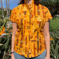 Jeff Granito's 'Rum Trader' - Classic Aloha Button-Up Shirt - Womens - Ready-To-Ship!