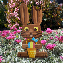 Load image into Gallery viewer, Jeff Granito's 'Shaved Ice Bunny' Metal Yard Stake - Pre-Order
