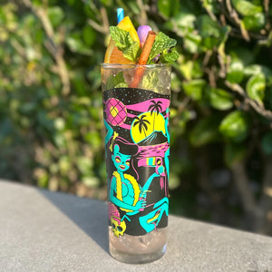 'Maneater' Zombie Cocktail Glass - Rolling Pre-Order / Ready to Ship!
