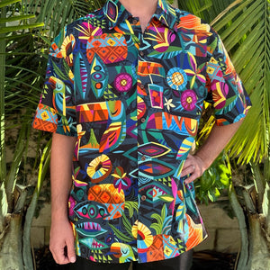 Jeff Granito's 'Toucan Whip' Classic Aloha Button-Up Shirt