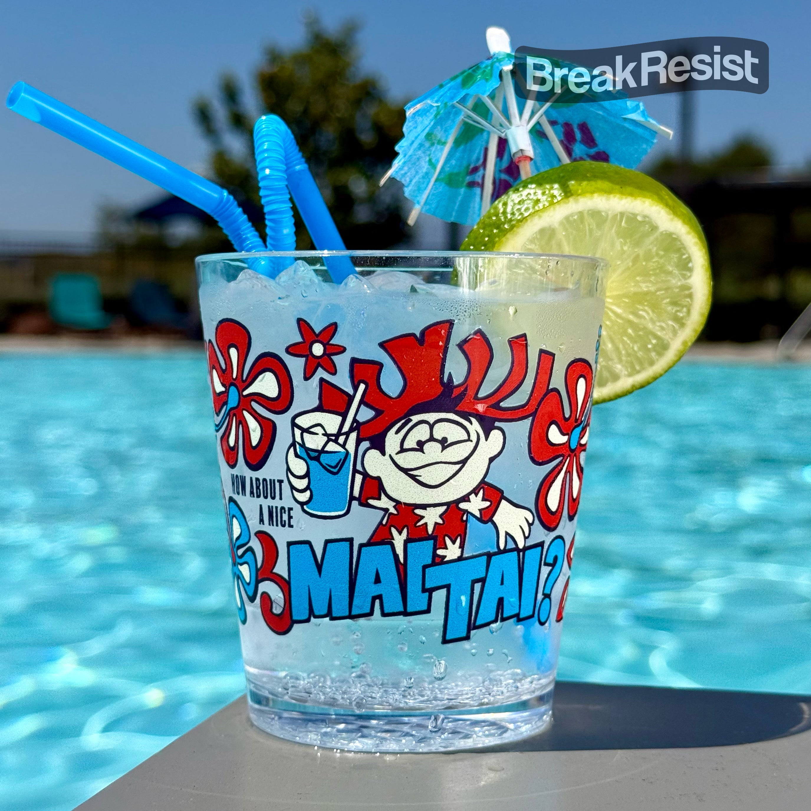 Jeff Granito's 'How About a Mai Tai?' BreakResist Cocktail Tumbler