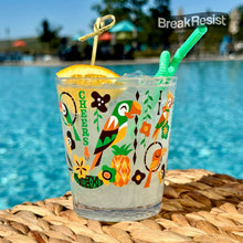 Load image into Gallery viewer, Jeff Granito's 'Birds Singing Words' BreakResist Cocktail Tumbler  - Pre-Order
