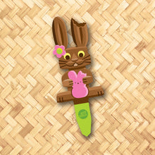 Load image into Gallery viewer, Jeff Granito's 'Sweet Treat Marshmallow Bunny' Metal Yard Stake - Pre-Order!
