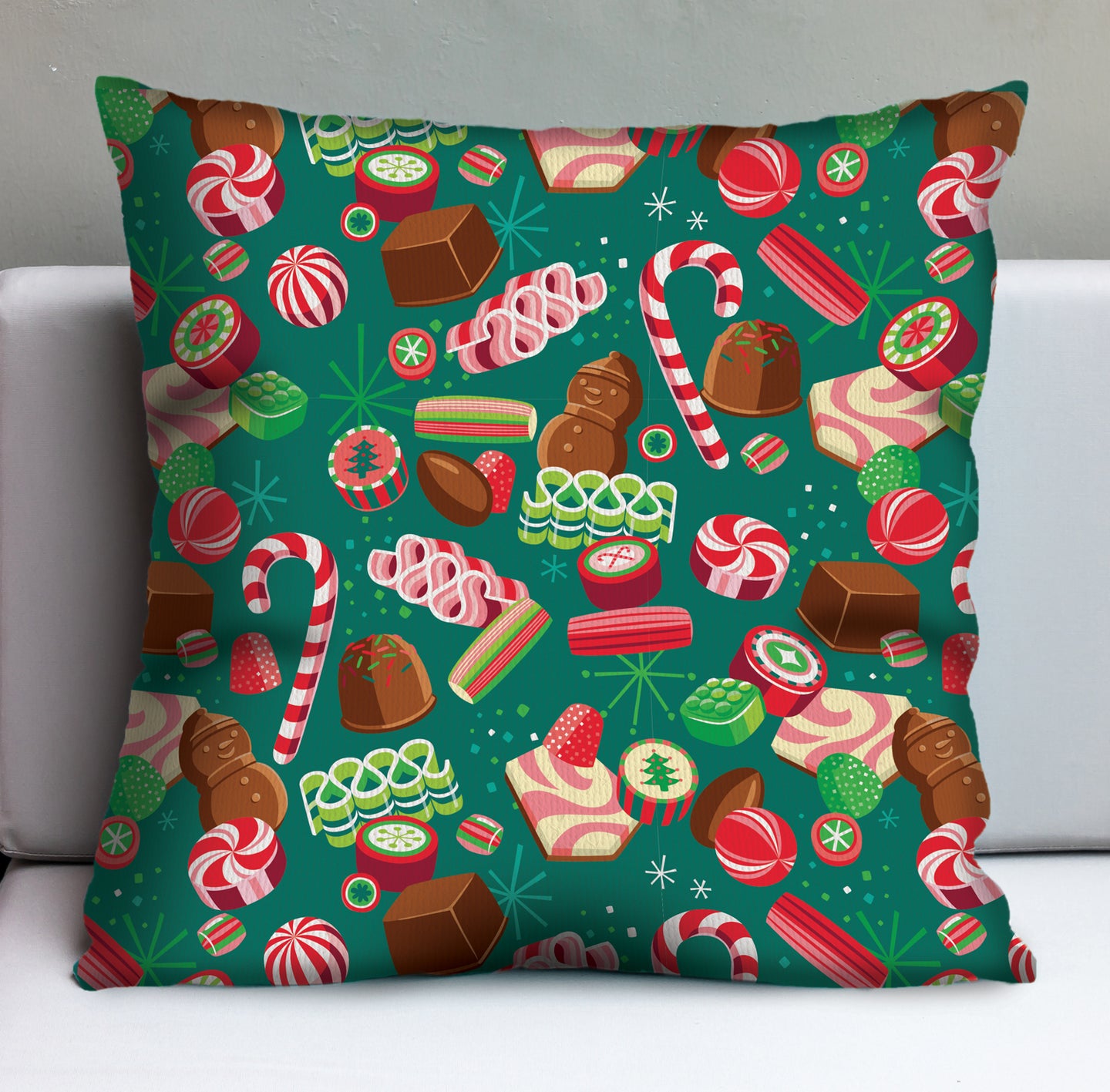 Visions of Sugar Plums Pillow Cover