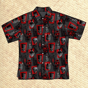 PRE ORDER, 'Monster Mashup' Classic Aloha Button Up-Shirt - Unisex