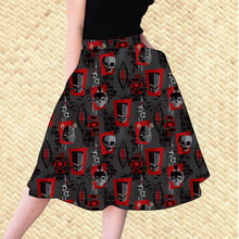 Load image into Gallery viewer, Jeff Granito&#39;s &#39;Monster Mashup&#39; Aloha Skirt with Pockets - Ready to Ship!

