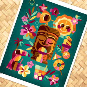 Chill Tiki Print