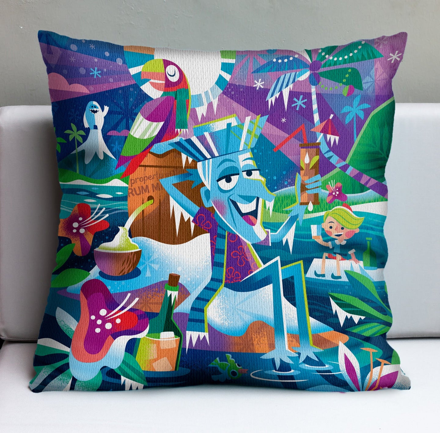 Jeff Granito's 'Chill Miser' Pillow Cover - Ready to Ship! (FREE SHIPPING in U.S.)