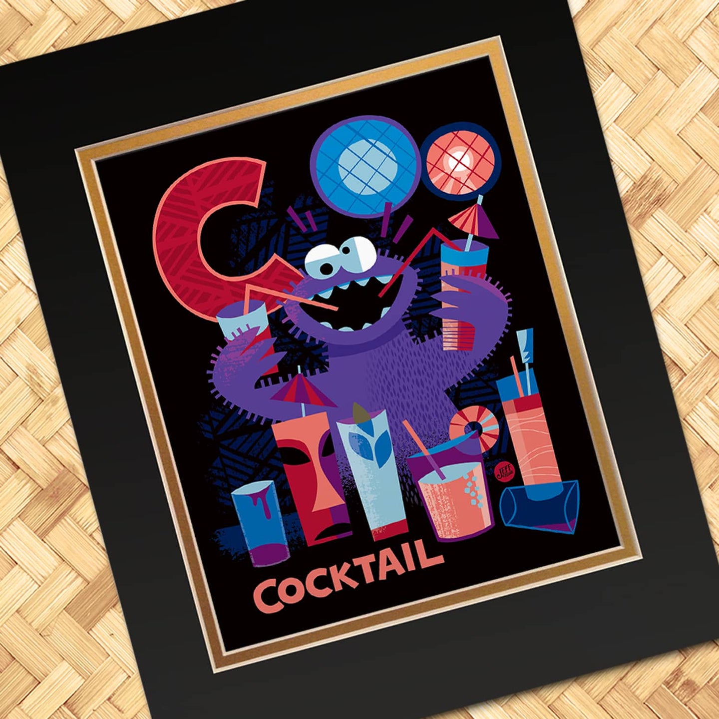 C for Cocktail Print