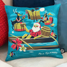 Load image into Gallery viewer, Jeff Granito&#39;s &#39;Rum Rum Reindeer&#39; Pillow Cover - Ready to Ship! (FREE SHIPPING in U.S.)
