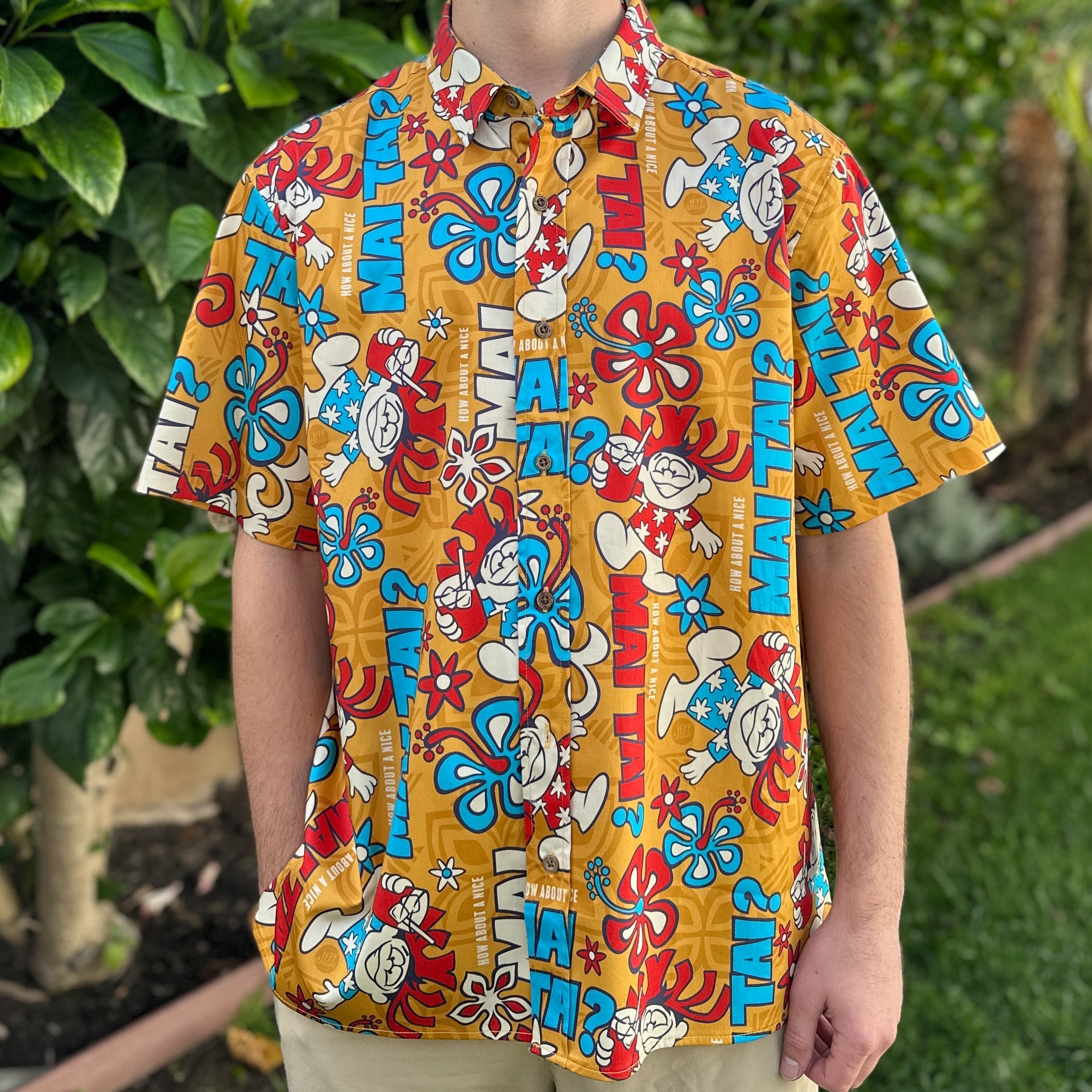 Jeff Granito's 'How About a Mai Tai?' Modern Fit with Flex Button