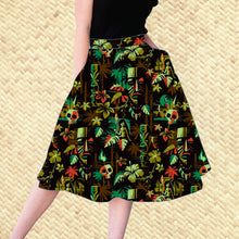 Load image into Gallery viewer, PRE ORDER, &#39;Dark Expedition Dawn&#39; Aloha Skirt with Pockets
