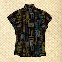 Load image into Gallery viewer, PRE ORDER, &#39;Oceanika&#39; Classic Aloha Button Up-Shirt - Womens
