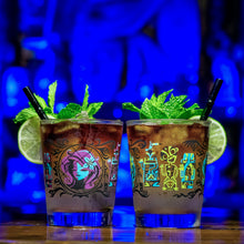 Load image into Gallery viewer, Jeff Granito's 'Calling All Spirits' Mai Tai Cocktail Glass (1) - Ready to Ship!
