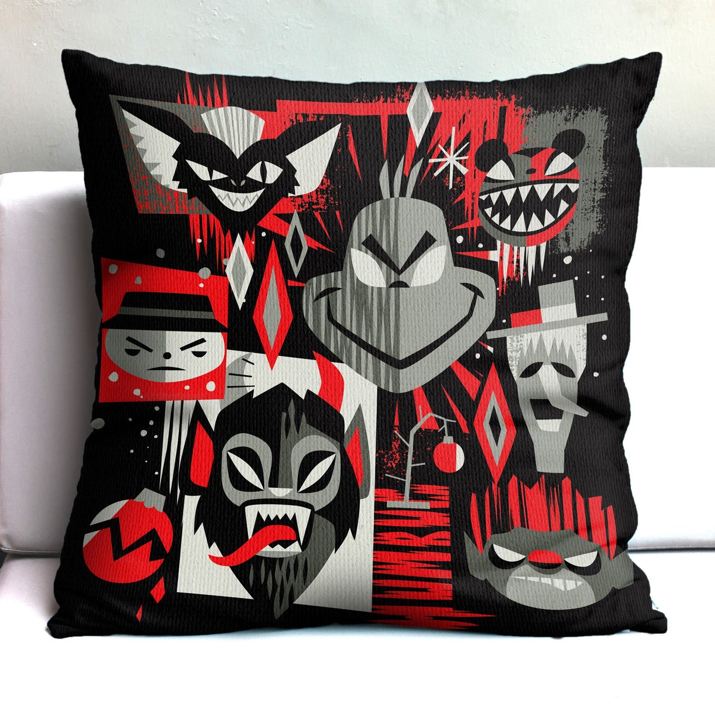 Jeff Granito's 'Dark Christmas' Pillow Cover - Ready to Ship! (FREE SHIPPING in U.S.)