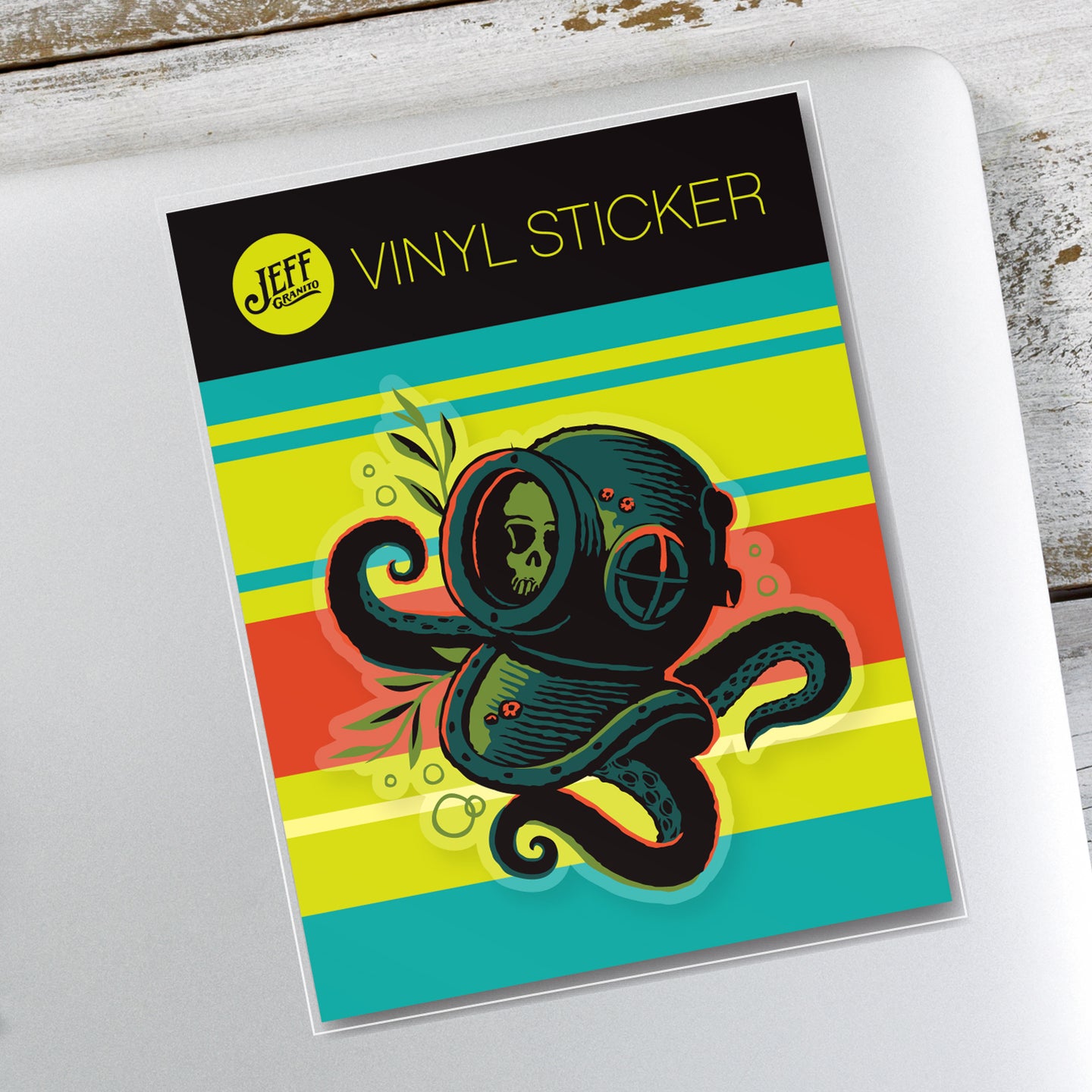 Deep Dive Vinyl Sticker