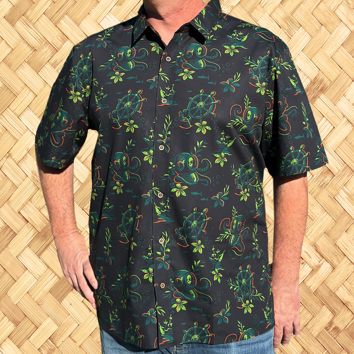 LAST CHANCE, Mauna Pele Unisex Aloha Shirt – Jeff Granito Designs