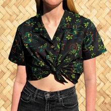 Load image into Gallery viewer, LAST CHANCE, &#39;Deep Dive&#39; Womens Button-Up Shirt
