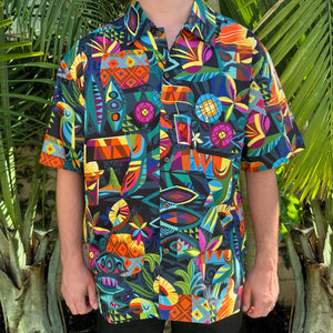 PRE ORDER, 'Toucan Whip' Classic Aloha Button Up-Shirt - Unisex