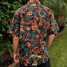 Load image into Gallery viewer, Jeff Granito&#39;s &#39;Rum Conquers All&#39; Modern Fit Button-Up Shirt - Unisex - Ready to Ship!
