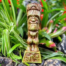 Load image into Gallery viewer, Journey to Hawaii Tiki Mug - Jungle Relic Green Limited Edition of 300, designed by Lost Tiki, Jeff Granito, Thor, and sculpted by Thor - Ready to Ship!
