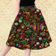 Load image into Gallery viewer, Jeff Granito's 'Forbidden Jungle' - Aloha Skirt - Ready to Ship!
