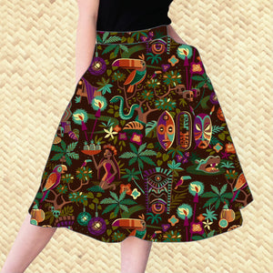 PRE ORDER, Forbidden Jungle Aloha Skirt with Pockets