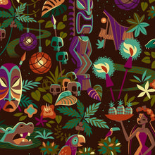 Load image into Gallery viewer, Jeff Granito&#39;s &#39;Forbidden Jungle&#39; - Classic Aloha Button Up-Shirt - Womens - Ready to Ship!
