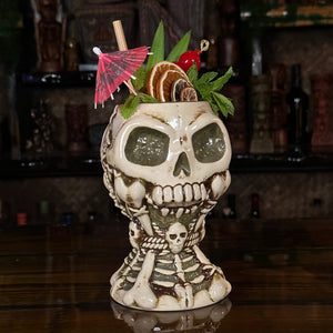 Jeff Granito's Calix Mortis II ceramic Tiki Mug, sculpted by Thor