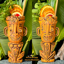 Load image into Gallery viewer, Jeff Granito&#39;s Planter&#39;s Punch Tiki Mug, Hibiscus Heat (Orange) - Limited Edition of 500, sculpted by Thor - Ready to Ship!
