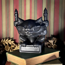 Load image into Gallery viewer, Jeff Granito&#39;s Felis Fiercus (The Haunted House Cat) Tiki Mug, sculpted by Thor - Ready to Ship!
