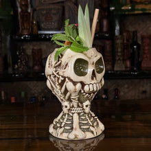 Load image into Gallery viewer, Jeff Granito&#39;s Calix Mortis II ceramic Tiki Mug, sculpted by Thor - Limited Edition / Limited Time Pre-Order
