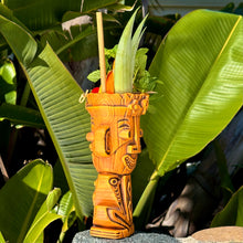 Load image into Gallery viewer, Jeff Granito&#39;s Planter&#39;s Punch Tiki Mug, Hibiscus Heat (Orange) - Limited Edition of 500, sculpted by Thor - Ready to Ship!
