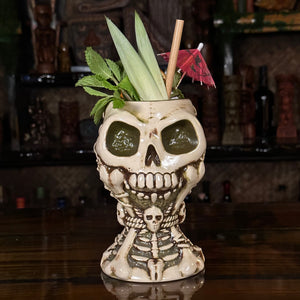 Jeff Granito's Calix Mortis II ceramic Tiki Mug, sculpted by Thor - Limited Edition / Limited Time Pre-Order