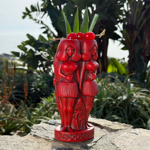 Jeff Granito's RedRum- Ceramic Tiki Mug - Bright Red - Limited Edition / Limited Time Pre-Order