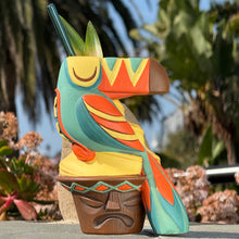 Load image into Gallery viewer, Jeff Granito&#39;s Toucan Whip (Blue) - Ceramic Tiki Mug - Limited Edition / Limited Time Pre-Order
