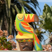 Load image into Gallery viewer, Jeff Granito&#39;s Toucan Whip (Green) - Ceramic Tiki Mug - Limited Edition / Limited Time Pre-Order
