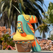 Load image into Gallery viewer, Jeff Granito&#39;s Toucan Whip (Blue) - Ceramic Tiki Mug - Limited Edition / Limited Time Pre-Order
